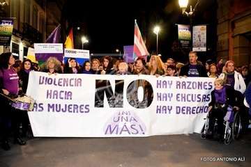 Telde se suma a la manifestación por la Igualdad (Foto Antonio Alí y TA)
